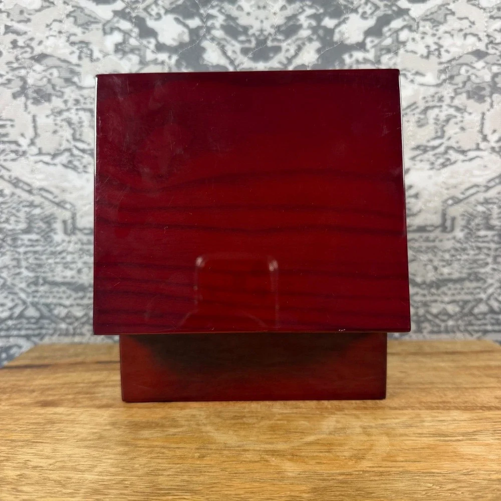 Ulysse Nardin Dark Wood Wooden Watch Box Display Jewelry Keep - Excellent Shape!